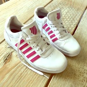 K-Swiss sneaker, white / pink
